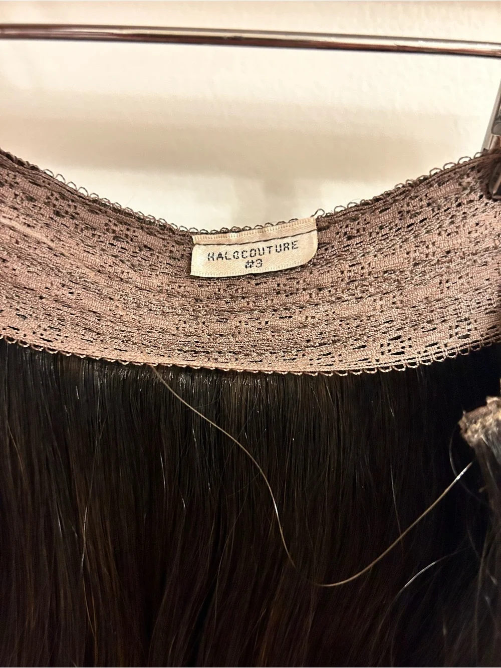 Halo Hair Extension - includes hanger and hair care products
